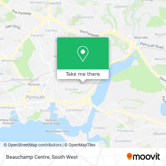 Beauchamp Centre map