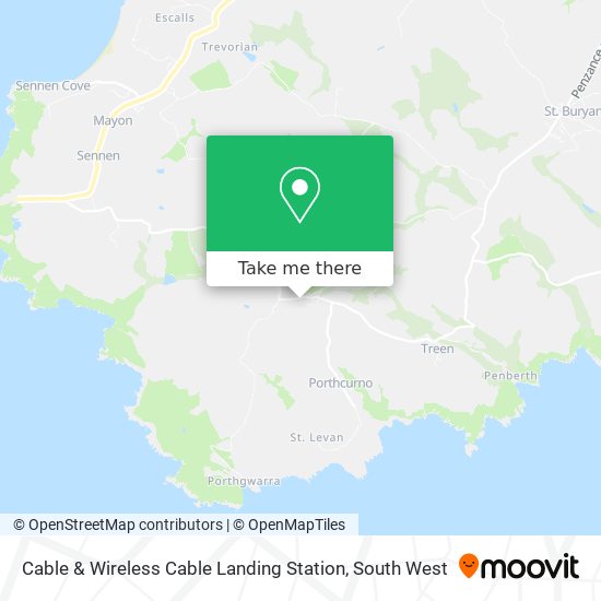 How to get to Cable & Wireless Cable Landing Station in Cornwall by bus