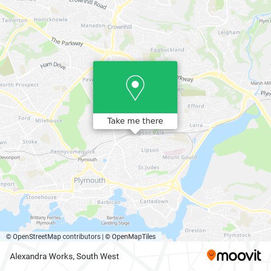 Alexandra Works map