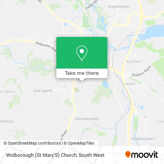 Wolborough (St Mary'S) Church map