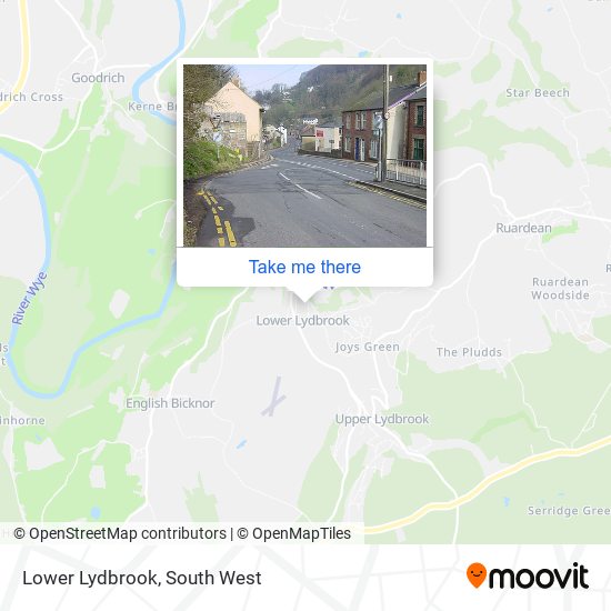 Lower Lydbrook map