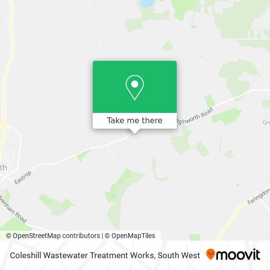 Coleshill Wastewater Treatment Works map