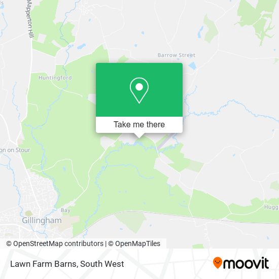 Lawn Farm Barns map