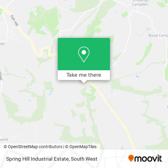 Spring Hill Industrial Estate map