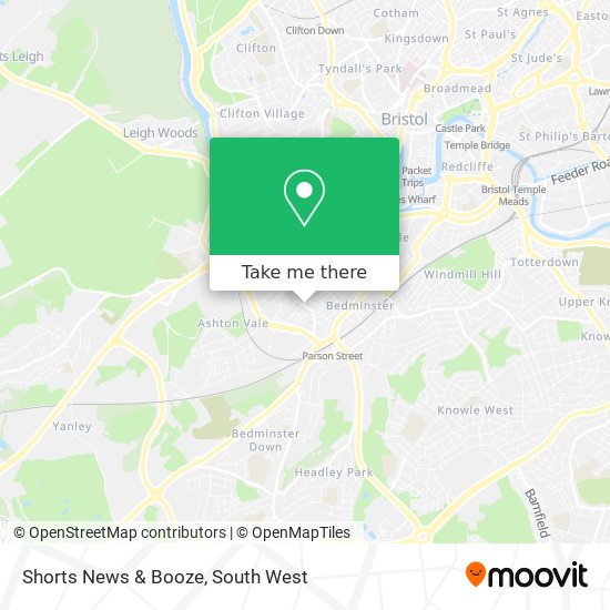 Shorts News & Booze map