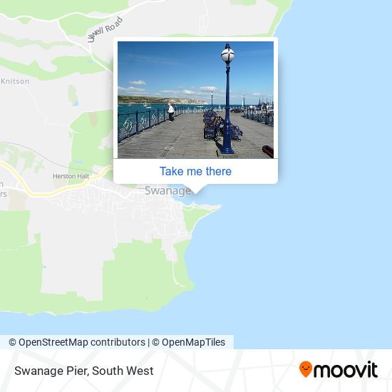 Swanage Pier map
