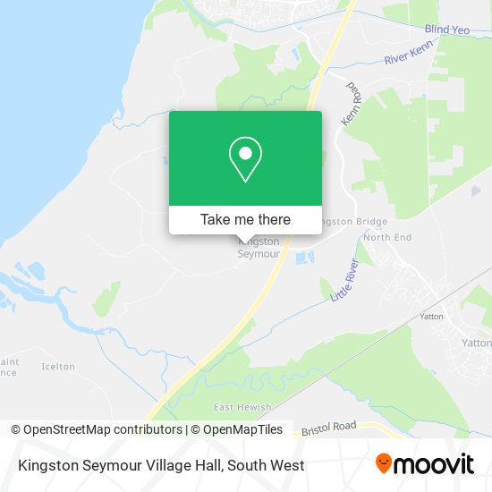 Kingston Seymour Village Hall map