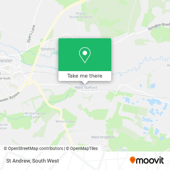 St Andrew map