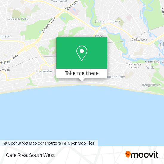 Cafe Riva map
