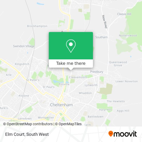 Elm Court map