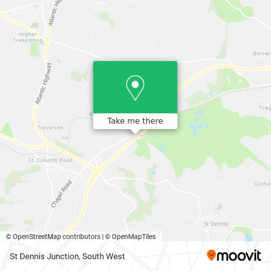 St Dennis Junction map