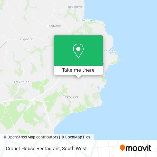 Croust House Restaurant map