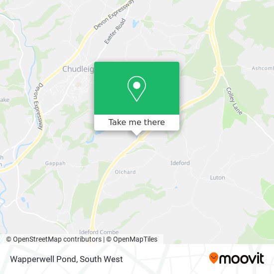 Wapperwell Pond map