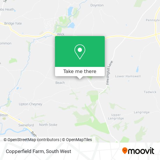 Copperfield Farm map