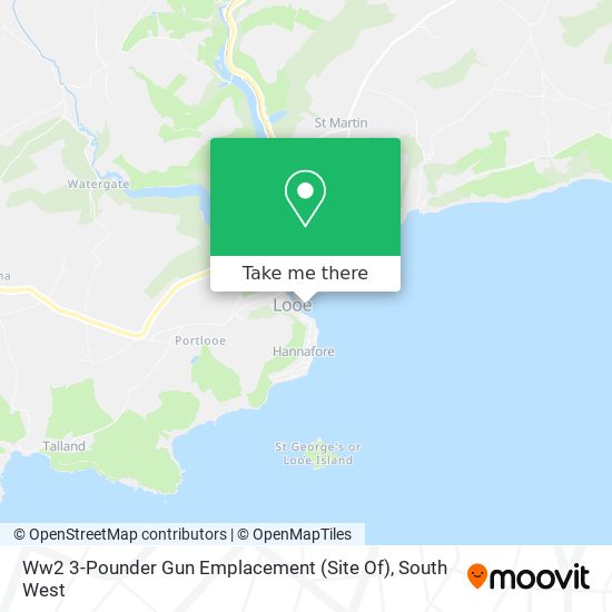 Ww2 3-Pounder Gun Emplacement (Site Of) map