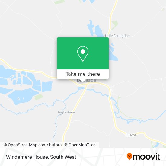 Windemere House map