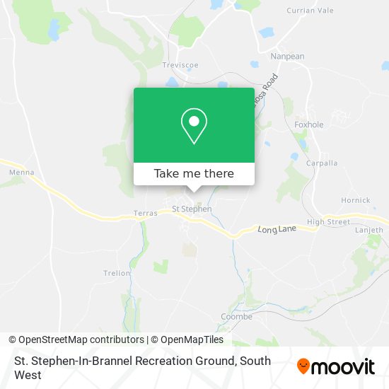 St. Stephen-In-Brannel Recreation Ground map