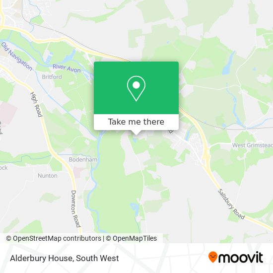 Alderbury House map