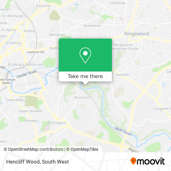 Hencliff Wood map