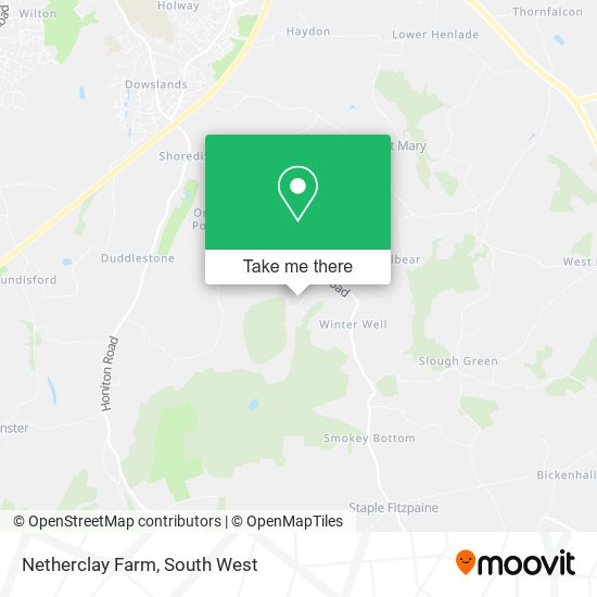 Netherclay Farm map