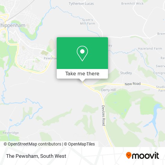 The Pewsham map