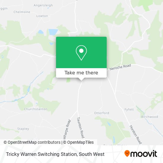 Tricky Warren Switching Station map