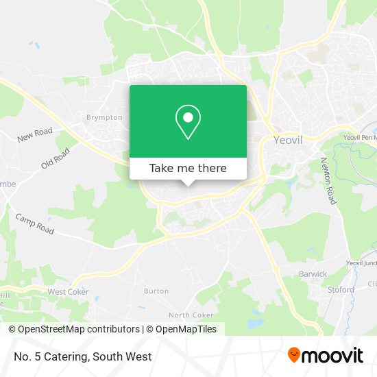No. 5 Catering map