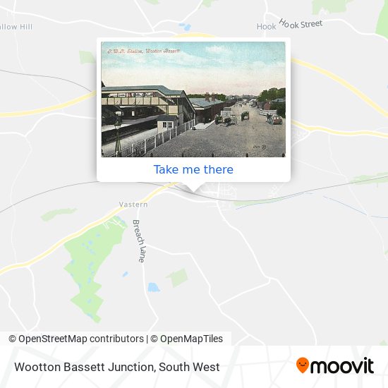 Wootton Bassett Junction map