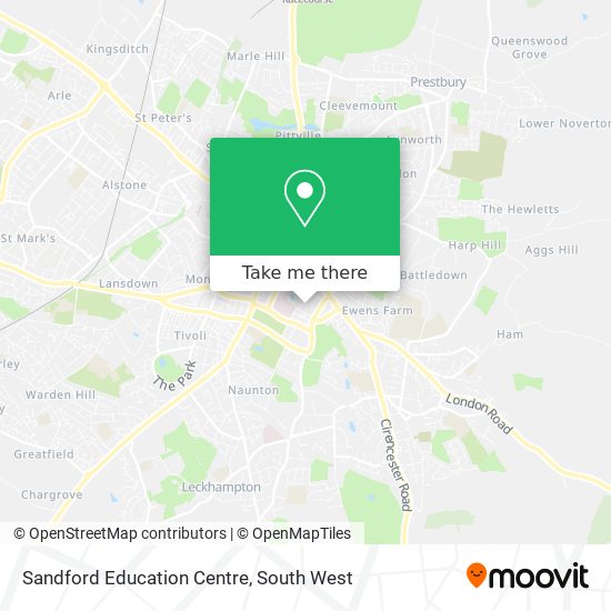 Sandford Education Centre map