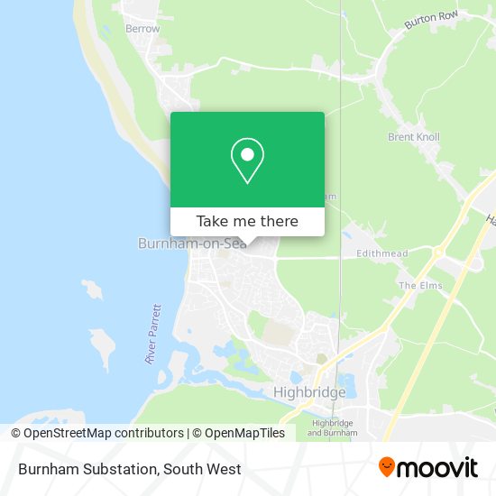 Burnham Substation map