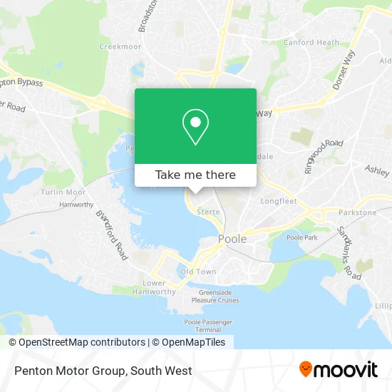 Penton Motor Group map