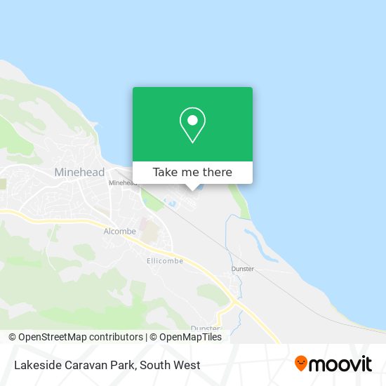 Lakeside Caravan Park map