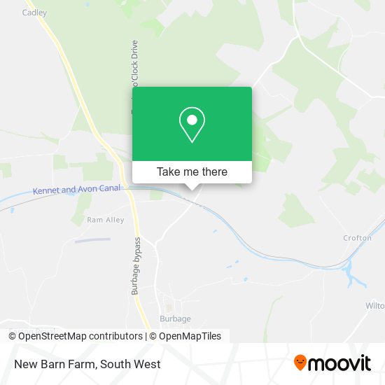 New Barn Farm map