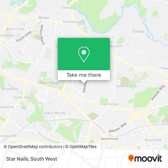 Star Nails map