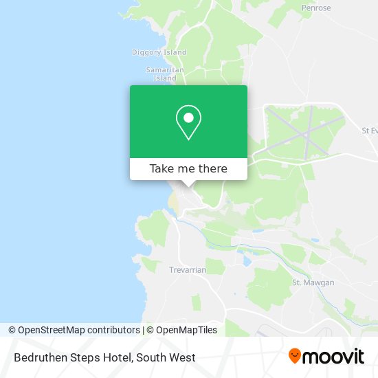 Bedruthen Steps Hotel map