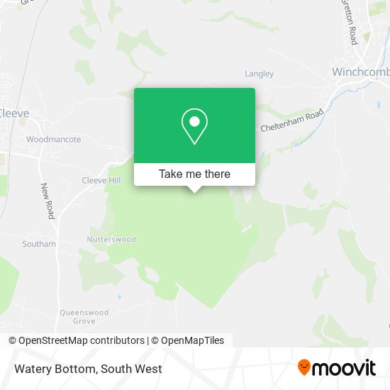Watery Bottom map