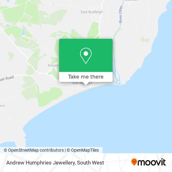 Andrew Humphries Jewellery map