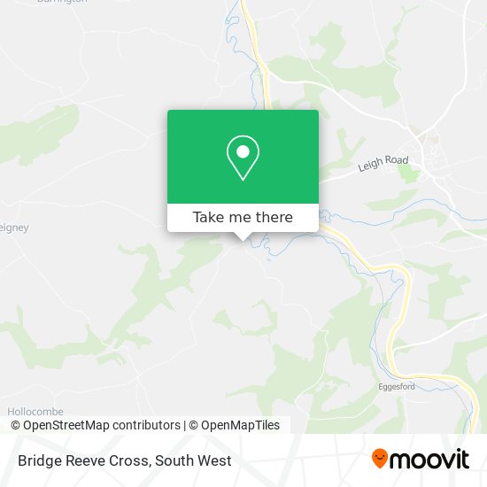 Bridge Reeve Cross map
