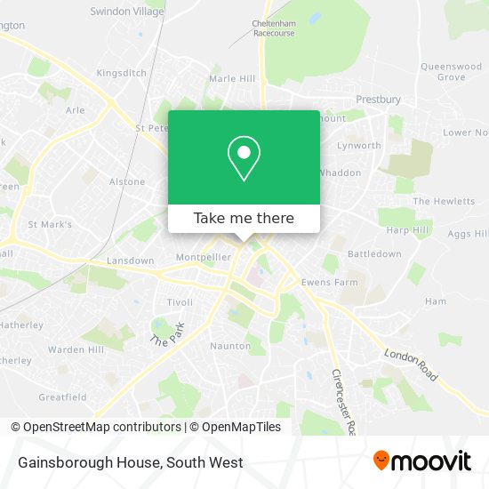 Gainsborough House map