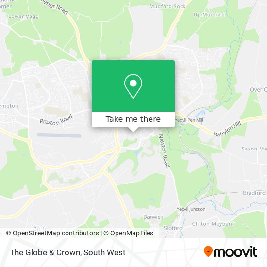 The Globe & Crown map