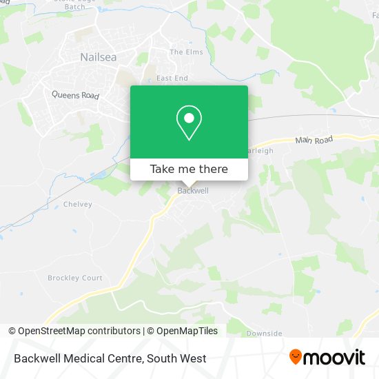 Backwell Medical Centre map