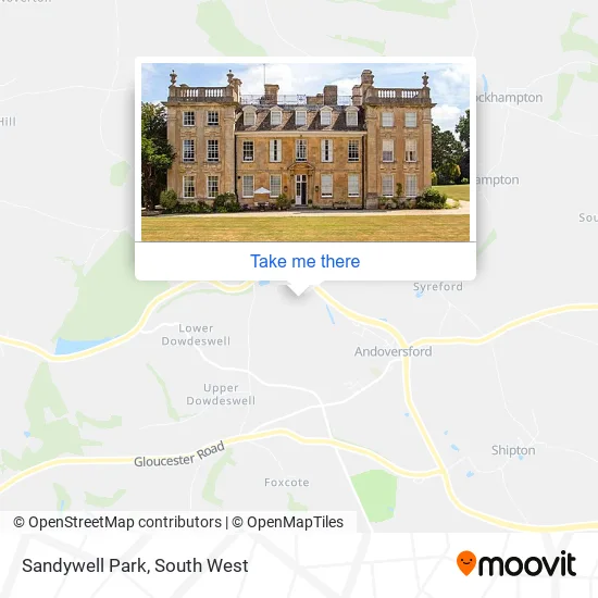 Sandywell Park map