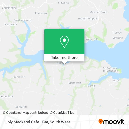 Holy Mackerel Cafe - Bar map
