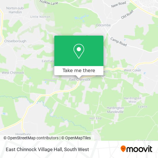 East Chinnock Village Hall map
