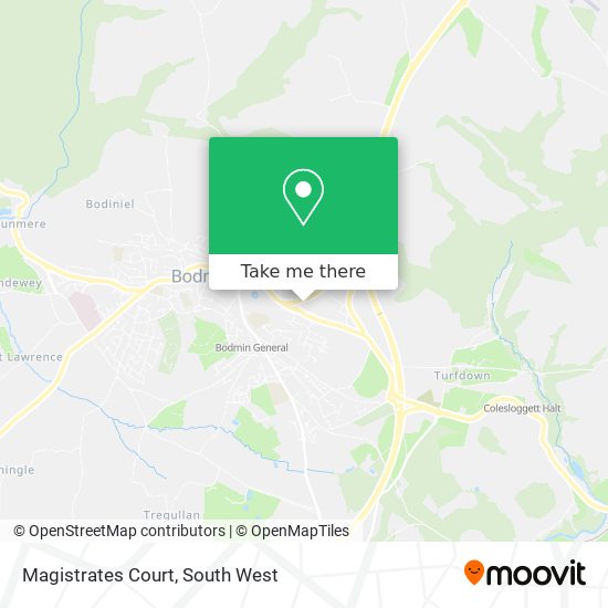 Magistrates Court map