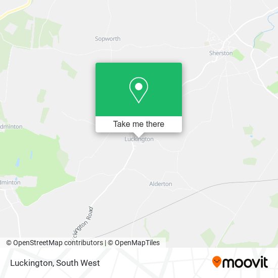 Luckington map