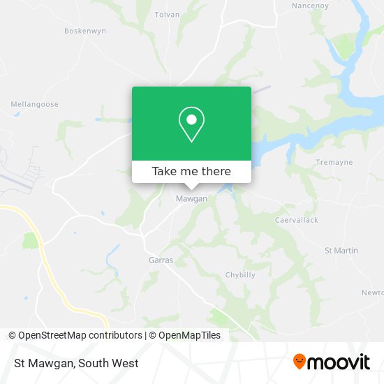 St Mawgan map