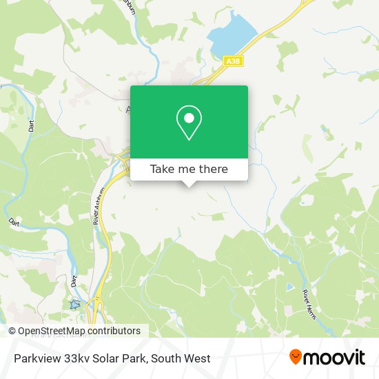 How to get to Parkview 33kv Solar Park in South Hams by Bus?
