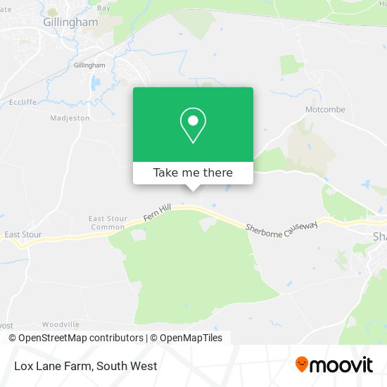 Lox Lane Farm map