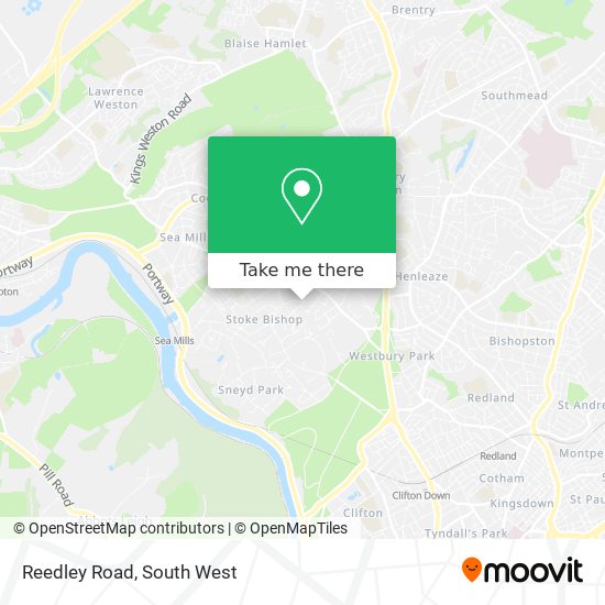 Reedley Road map